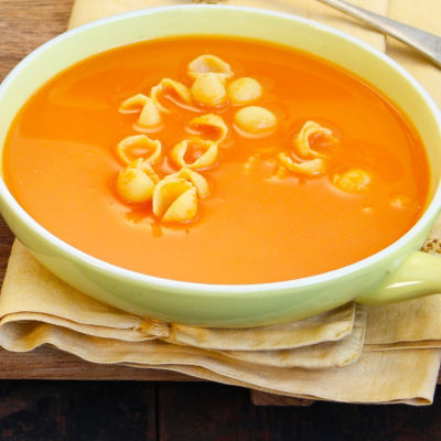 Tomato Soup With Pasta