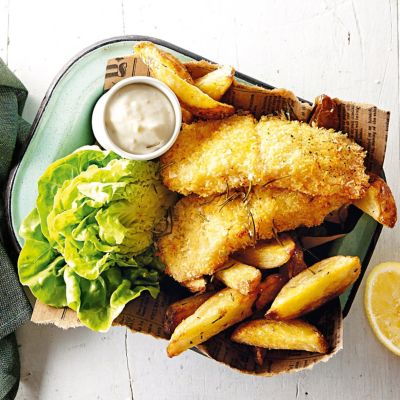 Fish Fingers & Herby Potatoes