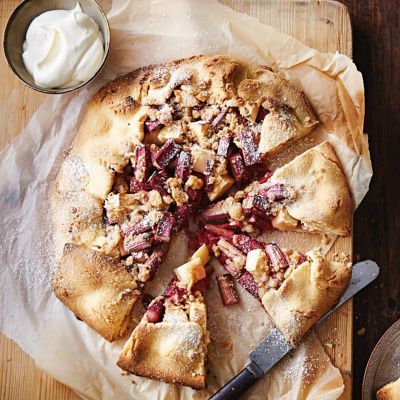 Rhubarb & Apple Crostata