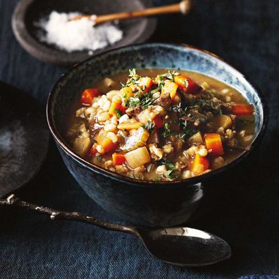 Barley, Mixed Veg & Lamb Soup