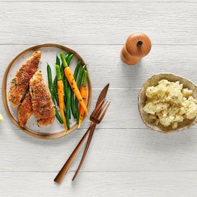 Chicken & Almond Schnitzel