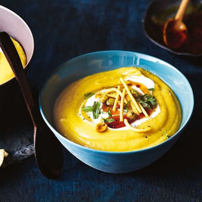 Curried Parsnip & Lentil Soup