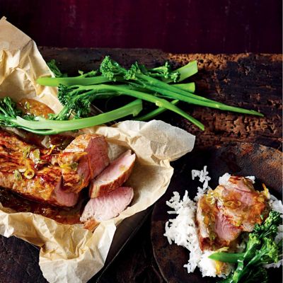 Pork Fillet With Mandarin & Ginger Sauce