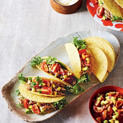 Quick Pulled Pork Tacos