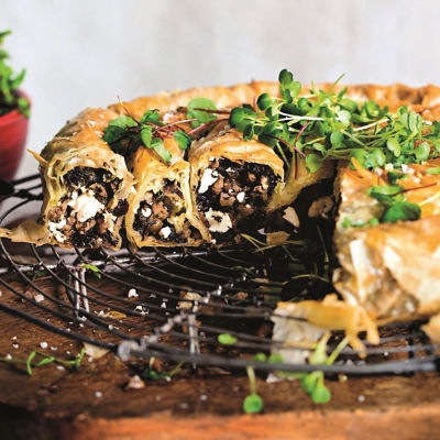 Baked Lamb And Filo Pie