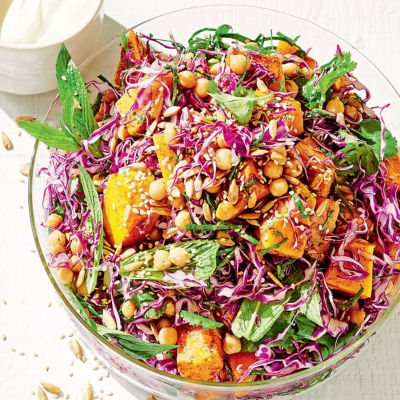 Spicy Pumpkin And Chickpea Salad