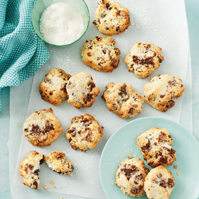 Chocolate Coconut Biscuits
