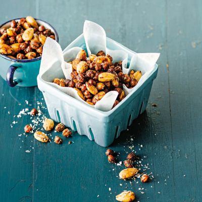 Crispy Chickpea & Almond Nibbles