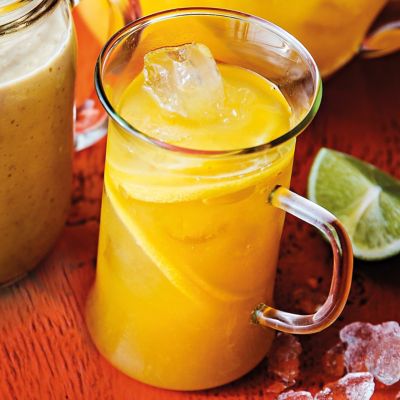 Iced Green Tea With Mango