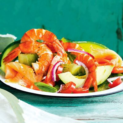 Prawn & Atlantic Smoked Salmon Salad
