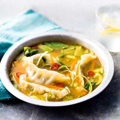 Prawn Gyoza Soup