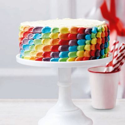 Rainbow Icing Cake