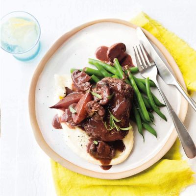 Speedy Beef Burgundy