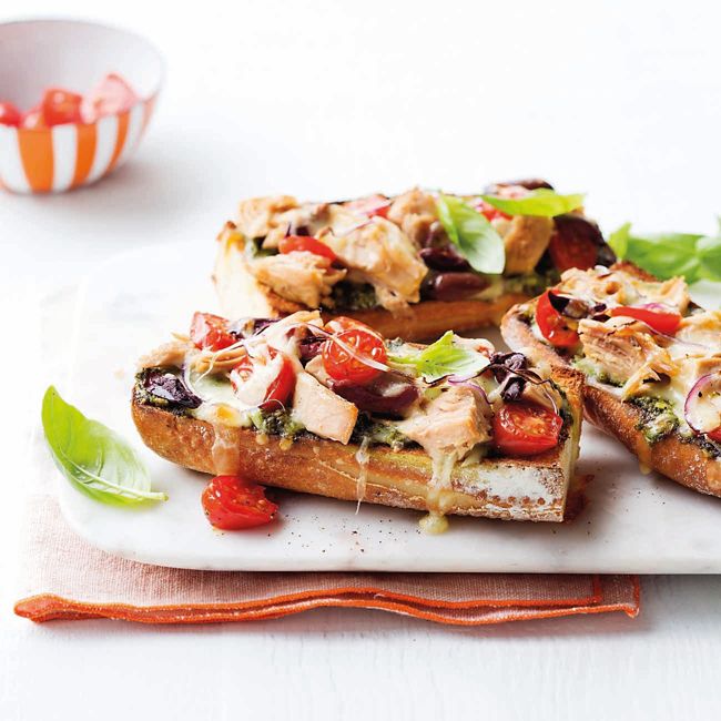 Tuna Pizza Baguettes