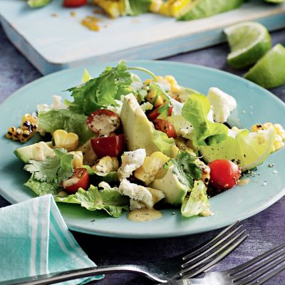 Chargrilled Corn, Avocado & Tomato Salad