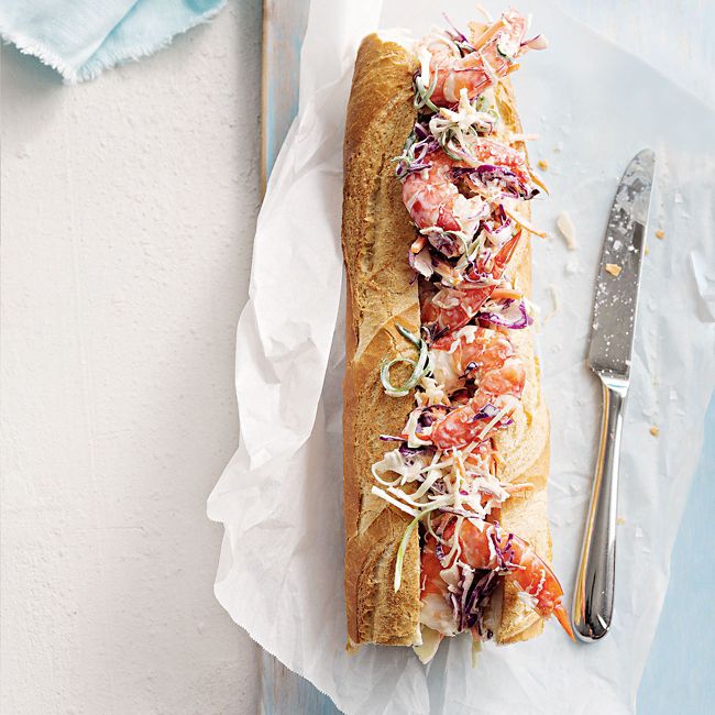 Coleslaw & Prawn Bread Sticks