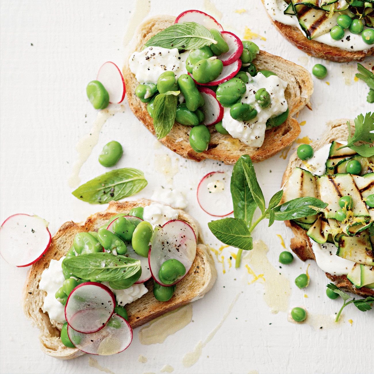 Creamy Bean Bruschetta