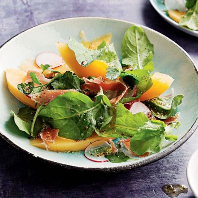 Rockmelon, Prosciutto & Radish Salad