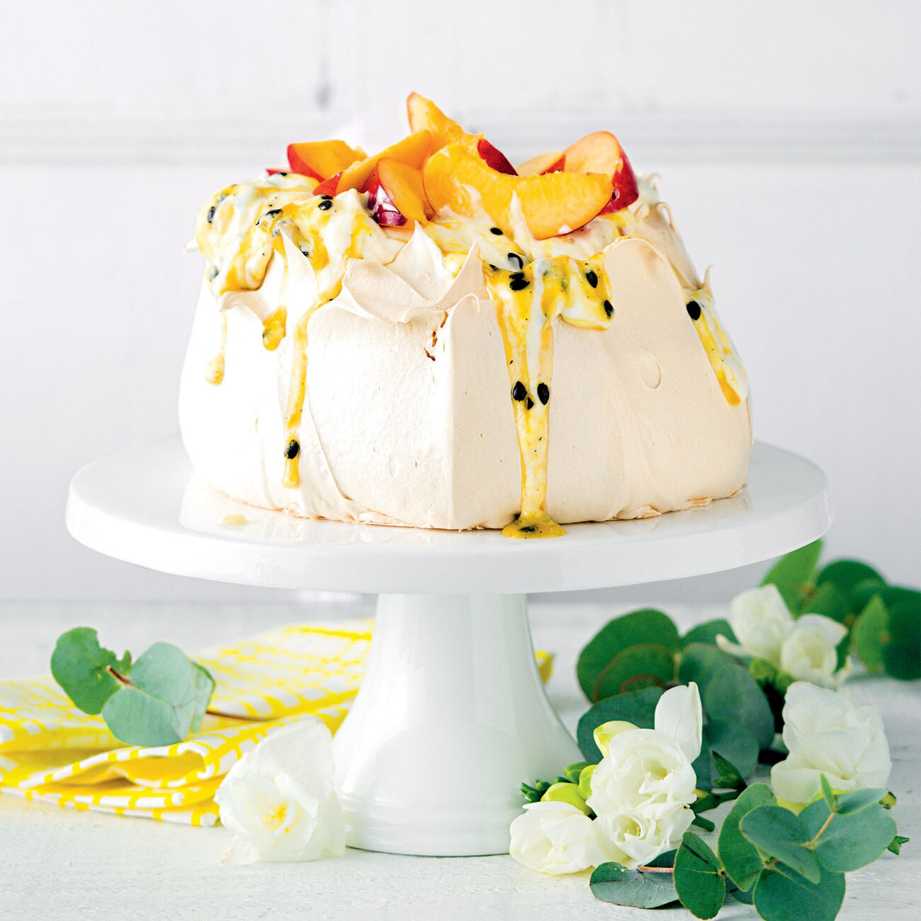 Summer Passionfruit Pavlova