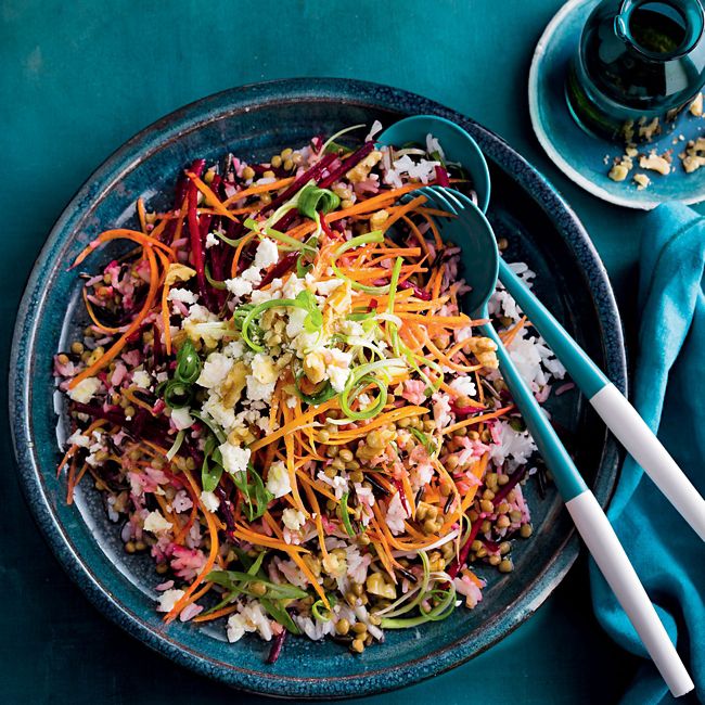 Wild Rice & Lentil Salad