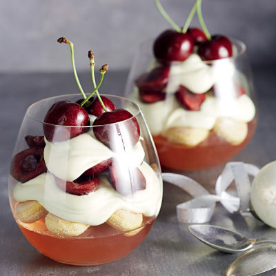 Cherry Trifles