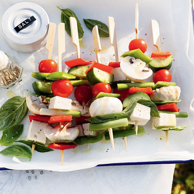 Colourful Veggie Skewers