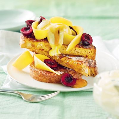 French Toast With Fruit & Yoghurt