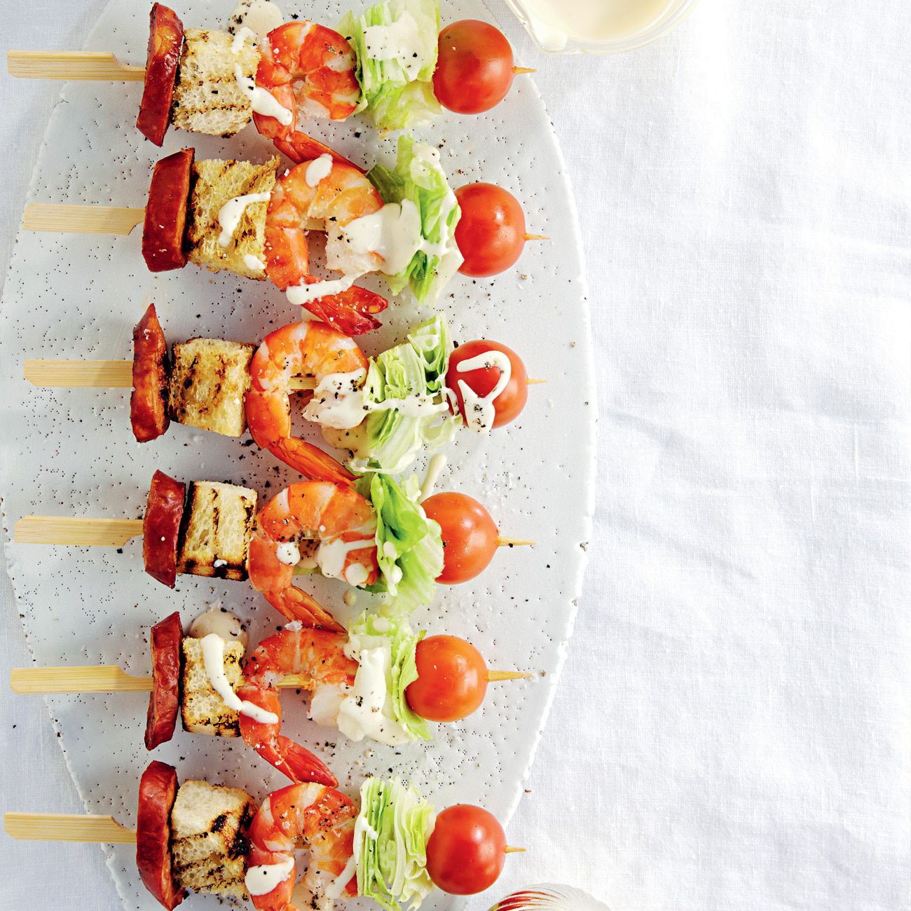 Chorizo and hotsell prawn skewers