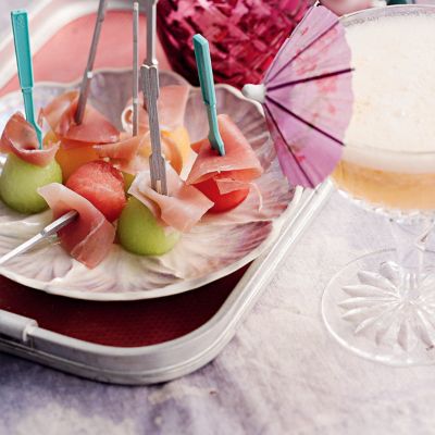 Proscuitto & Melon Balls