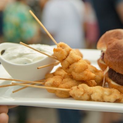 Troy and Marty's Parmesan Crumbed Chicken Skewers