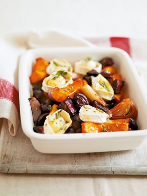 Pumpkin & Goats' Cheese Bake