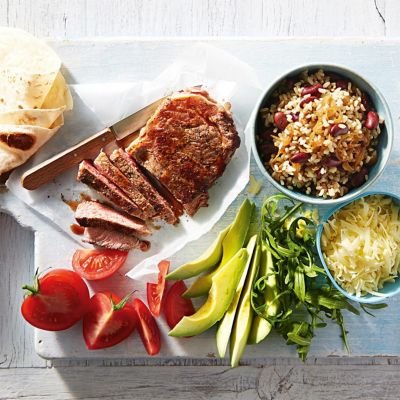 Beef & Bean Burritos