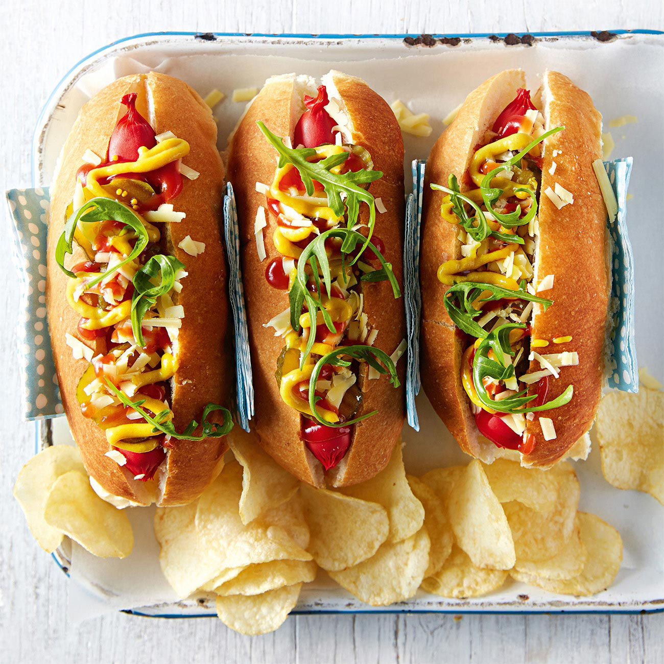 Cheesy Hot Dogs Recipe