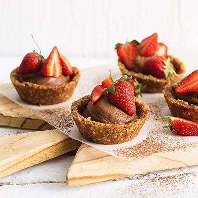 Choc Berry Nut Tarts