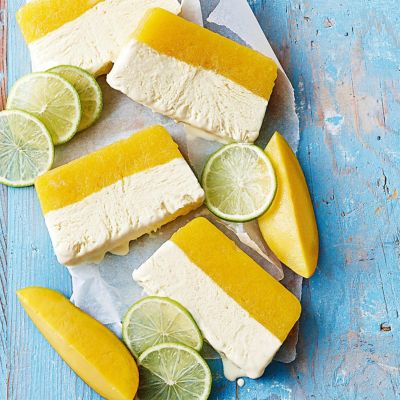 Mango & Vanilla Ice-Cream