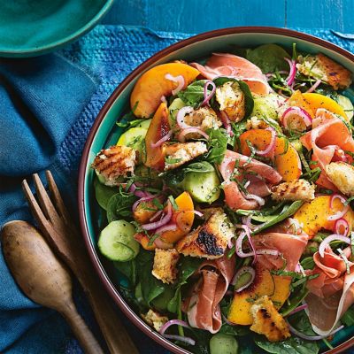 Peach & Proscuitto Panzanella