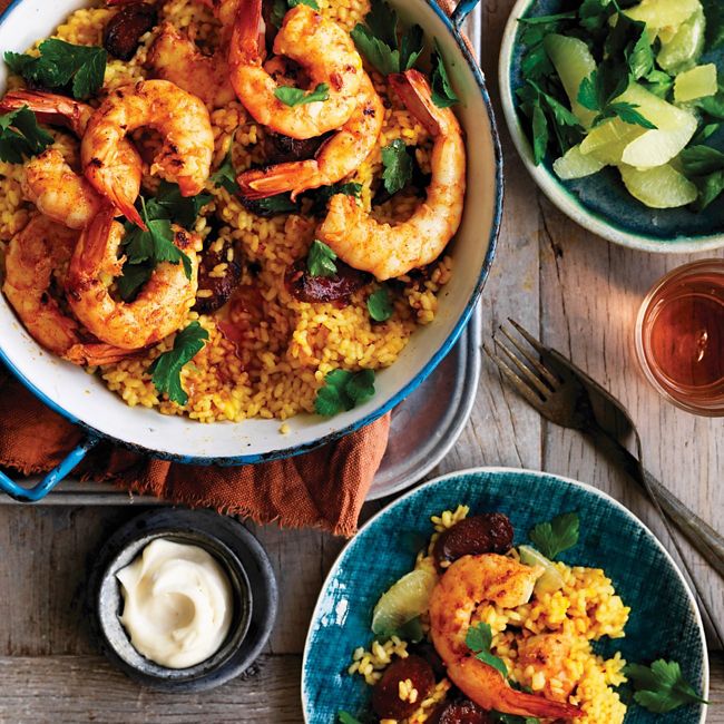 Australian Prawn & Chorizo Paella