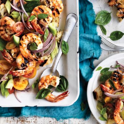 Australian Prawn Panzanella Salad