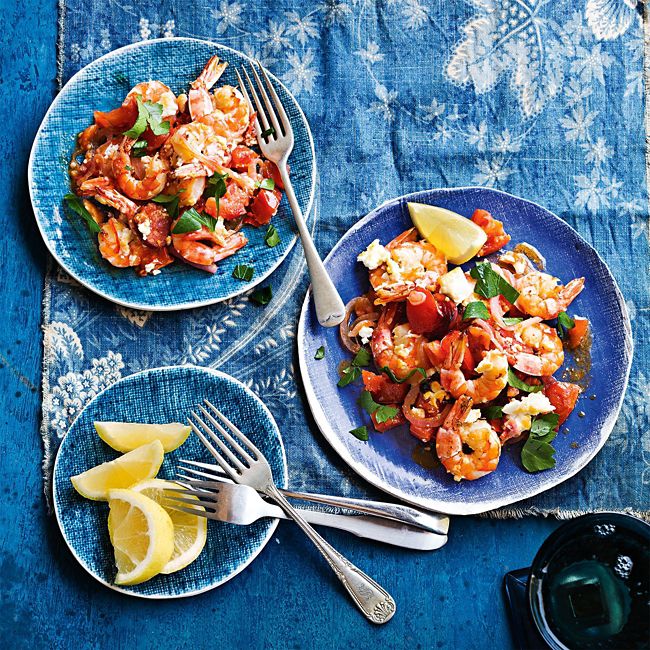 Prawn Saganaki