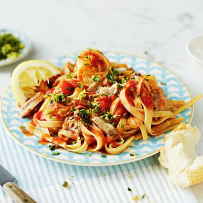 Spicy Sardine Pasta