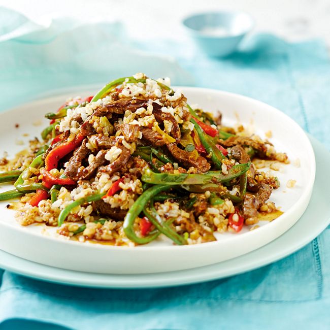 Stir-Fried Beef & Quinoa