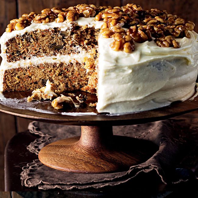 Carrot & Walnut Cake