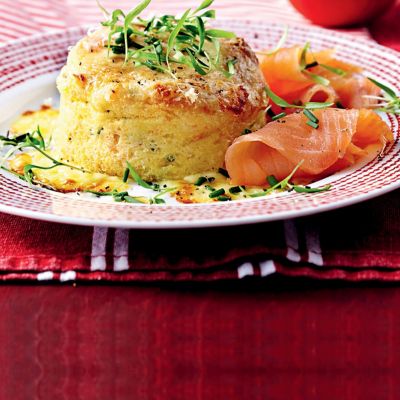 Smoked Salmon Souffles