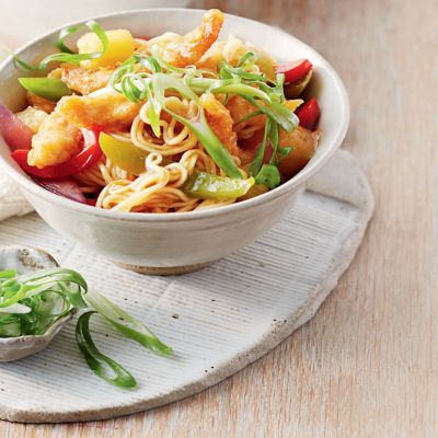 Sweet & Sour Chicken With Noodles
