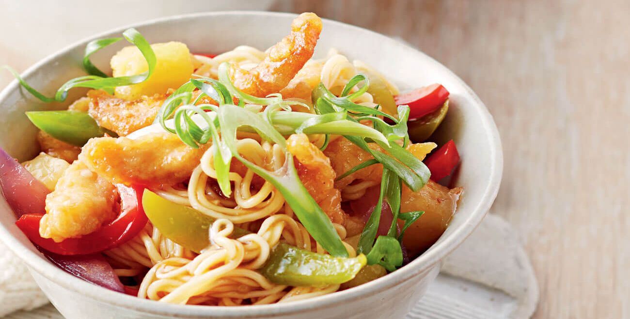 Sweet & Sour Chicken With Noodles Recipe Woolworths