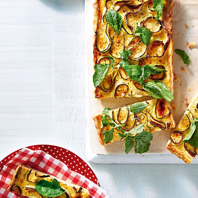 Zucchini & Ricotta Tart