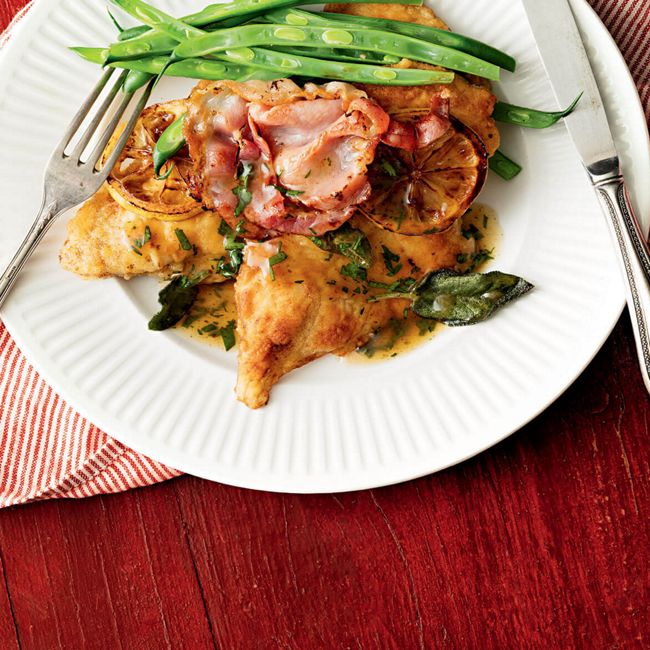 Chicken Saltimbocca With Lemon Sauce