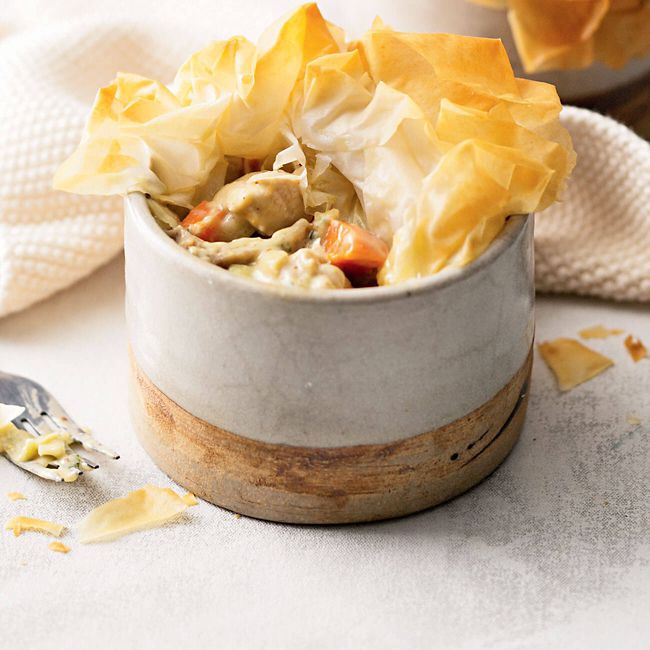Creamy Chicken & Mushroom Pot Pies