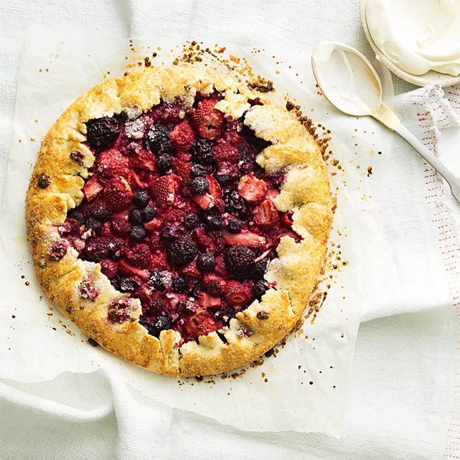 Mixed Berry Freeform Pie