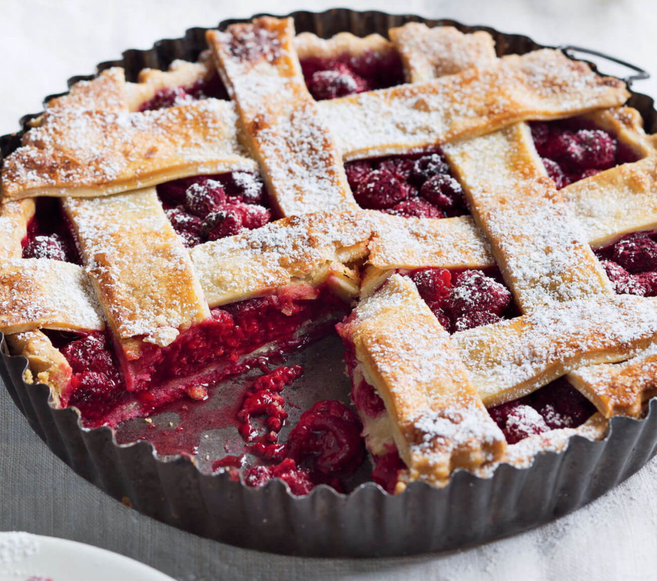 Raspberry Lattice Pie Recipe